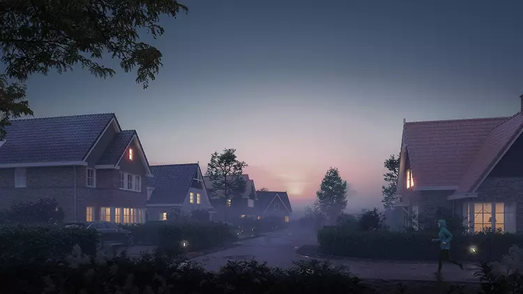 Artist impression kantoorgebouw